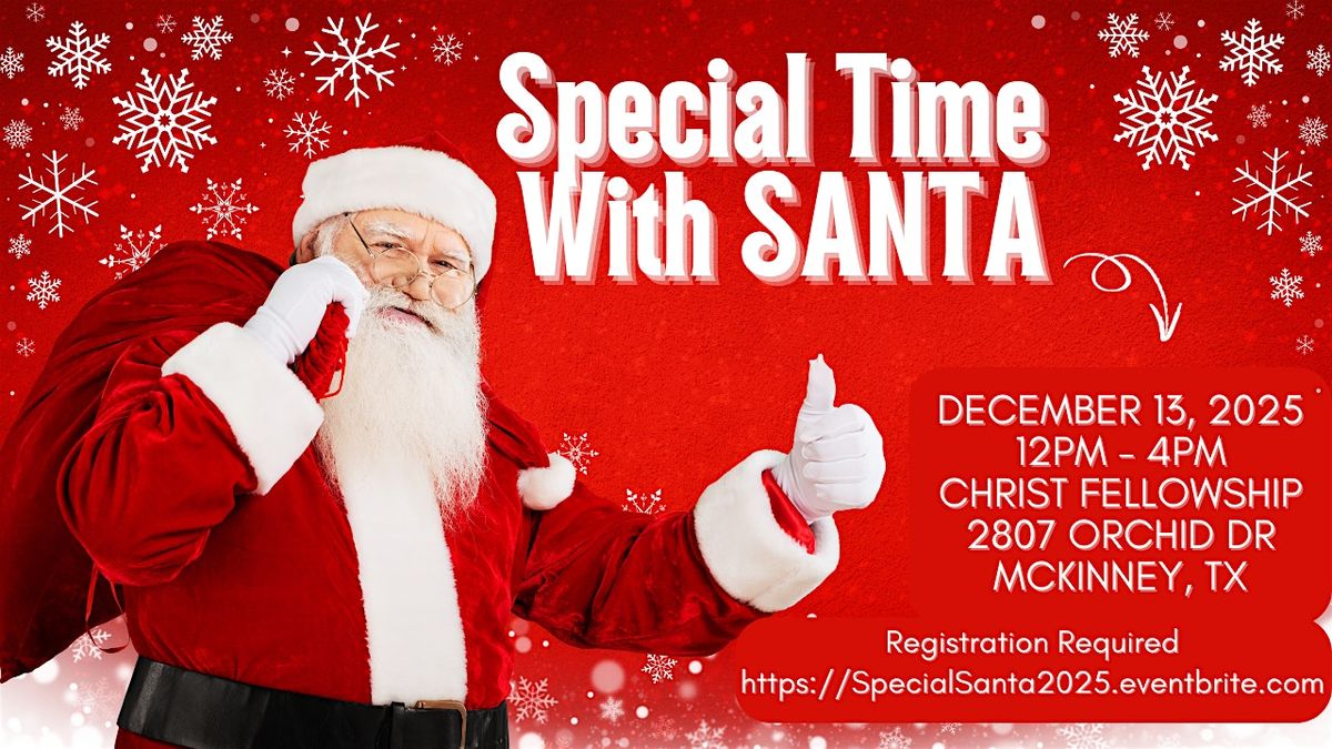Special Time with Santa - December 13th, 2025, 13 December | Event in McKinney | AllEvents