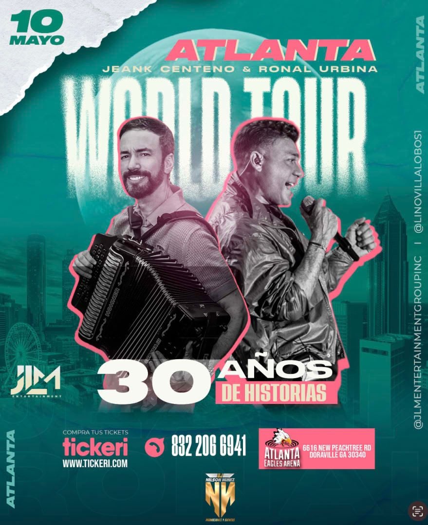 Jeank Centeno Y Ronal Urbina at Oceanside Events Center, 28 June | Event in Revere | AllEvents
