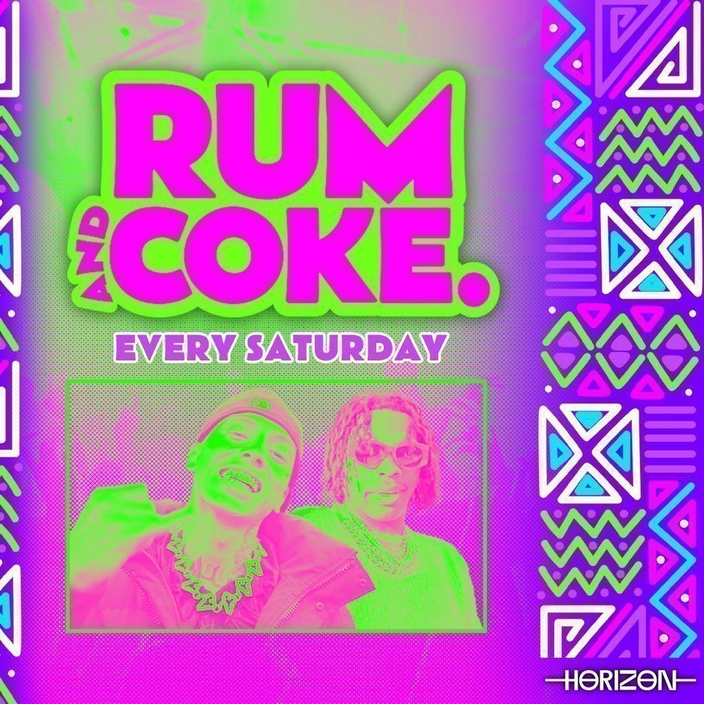 Rum & Coke @ Horizon - 02/08/25, 2 August | Event in Brighton | AllEvents