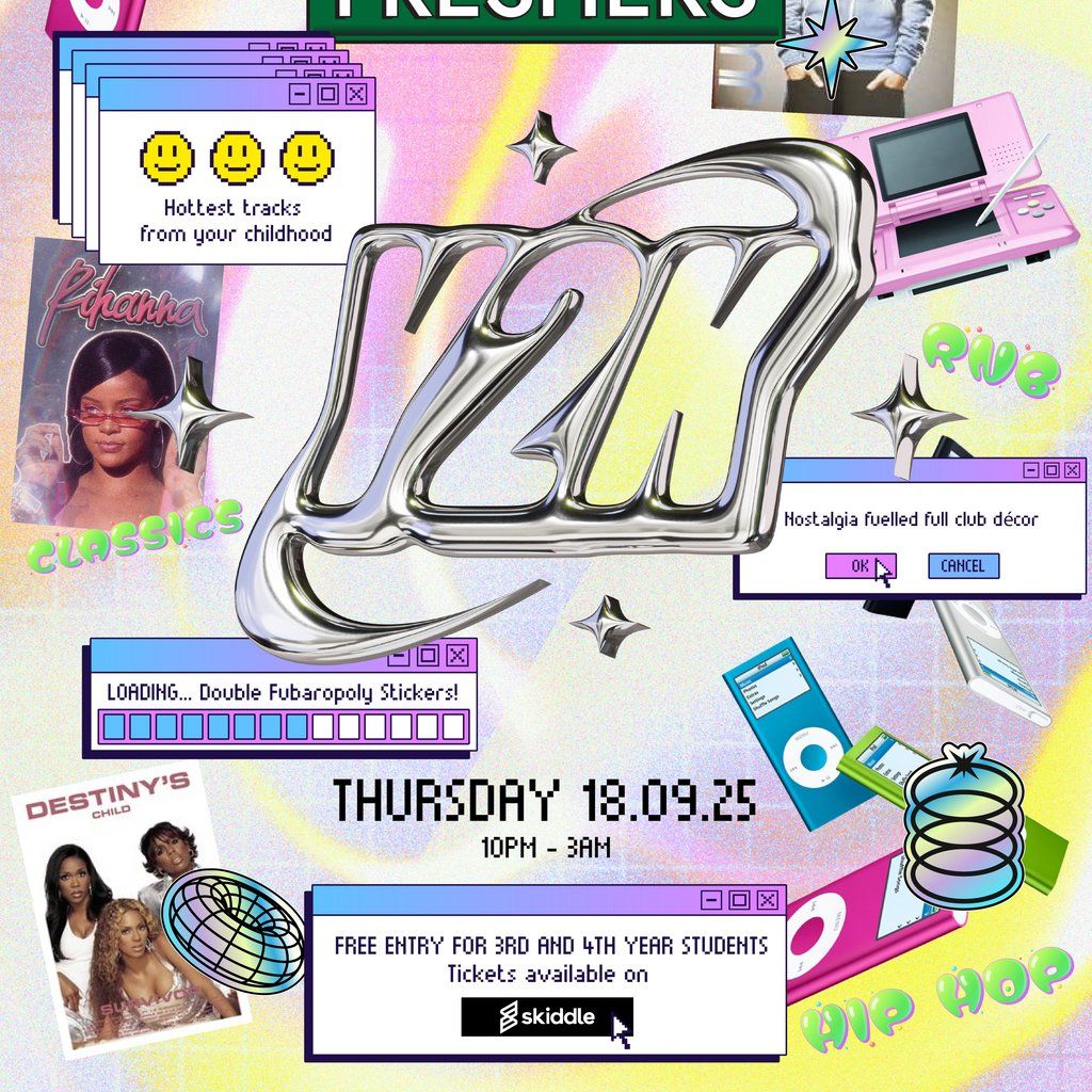 FRESHERS Thursday | Y2K, 18 September | Event in Stirling | AllEvents