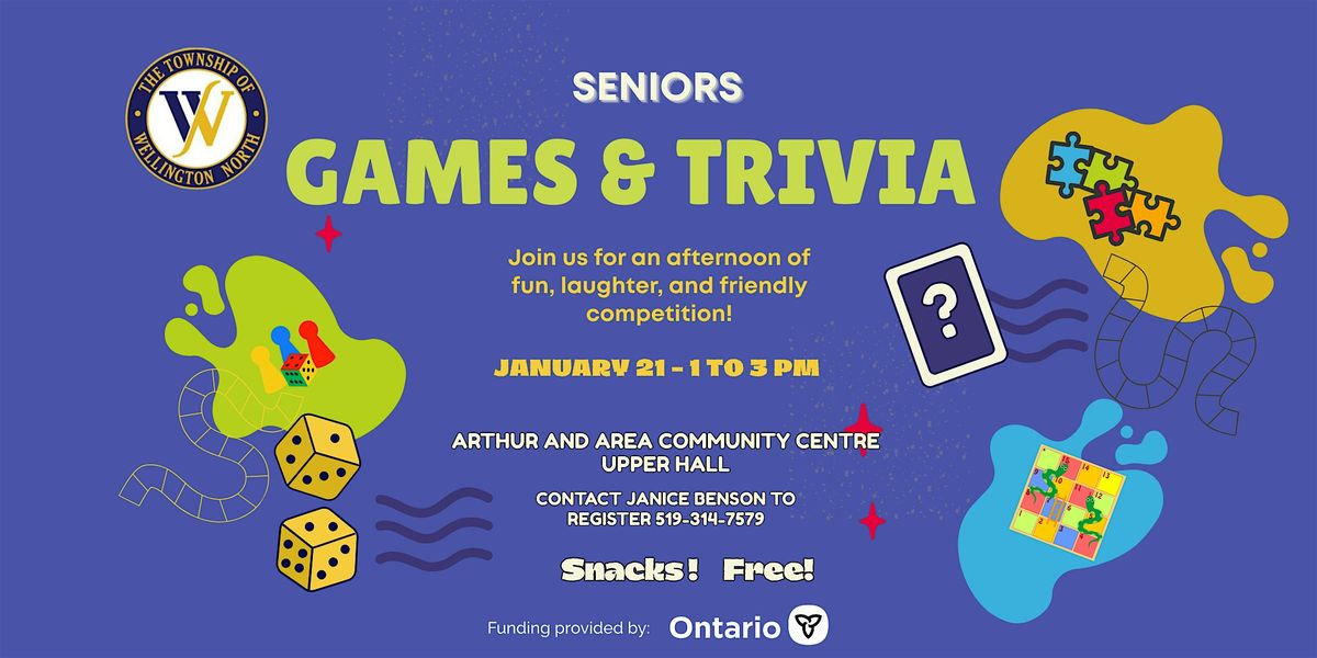Seniors Games and Trivia!
