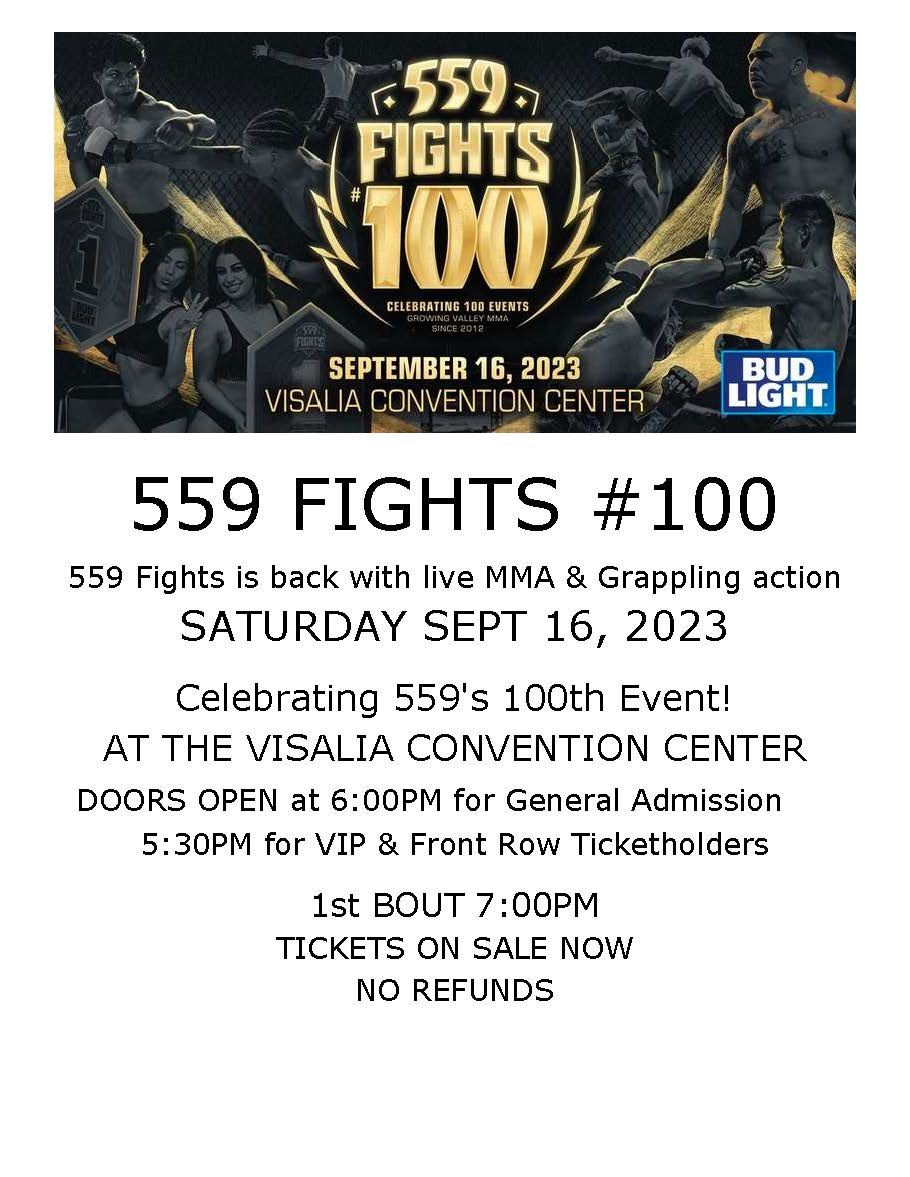 559 Fights at Eagle Mountain Casino, 14 June | Event in Porterville | AllEvents
