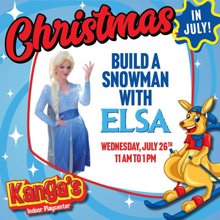 Build a snowman with Elsa, Kanga's Indoor Playcenter and Cafe