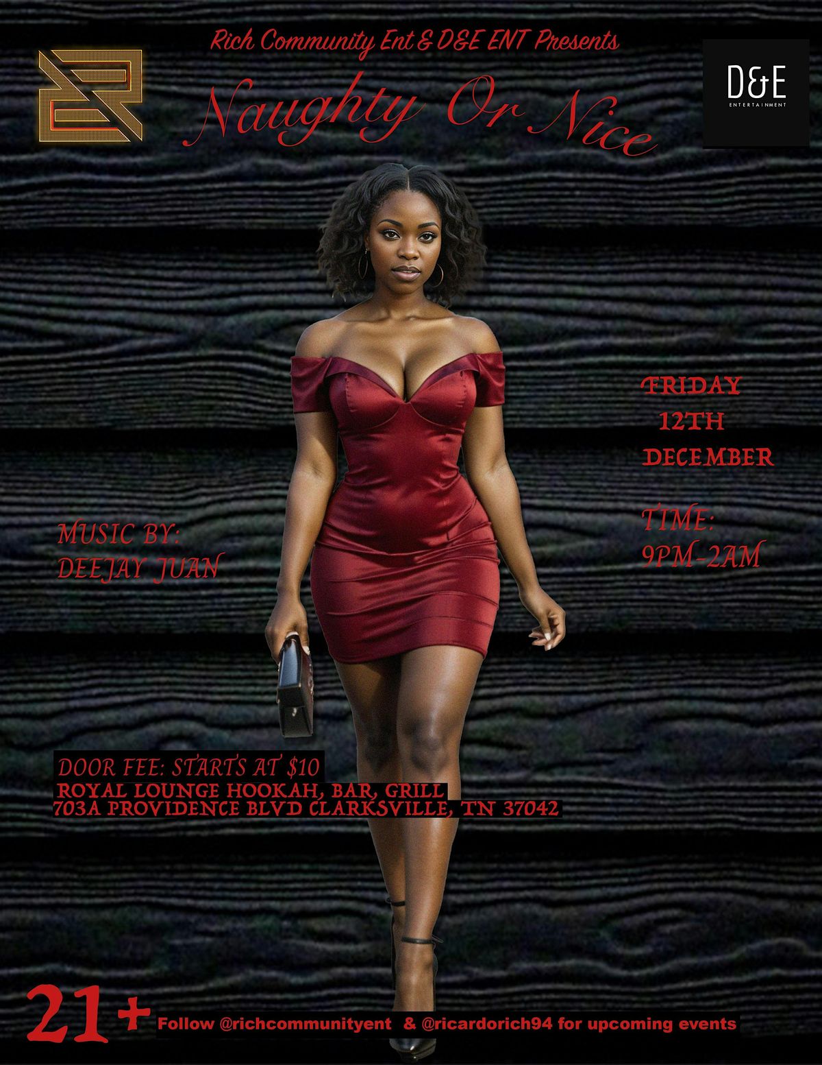 Naughty or Nice, 12 December | Event in Clarksville | AllEvents