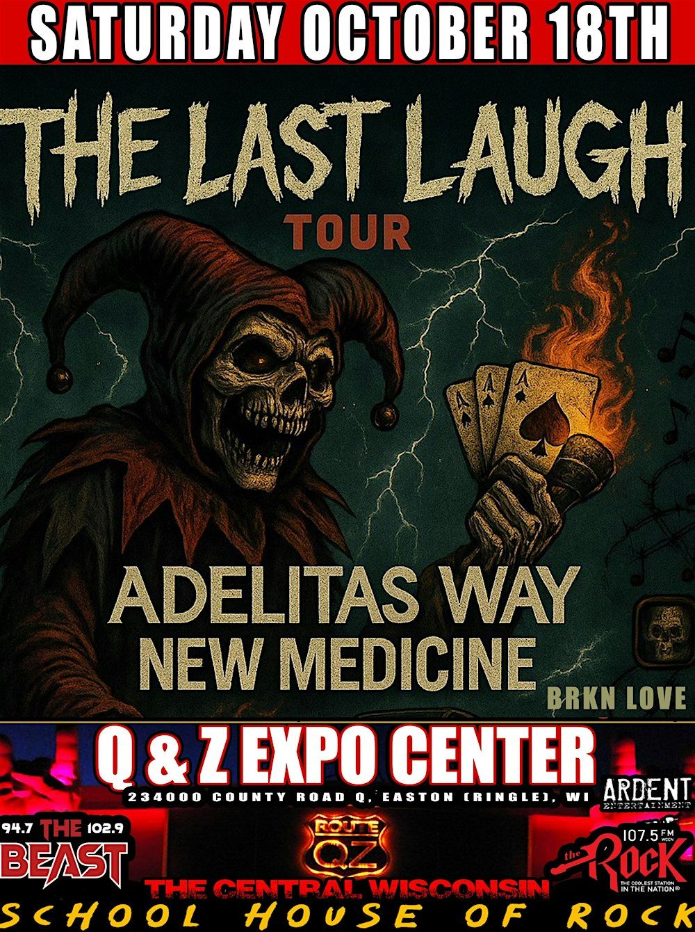 Adelitas Way / New Medicine / BRKN LOVE in Ringle, 18 October | Event in Ringle | AllEvents
