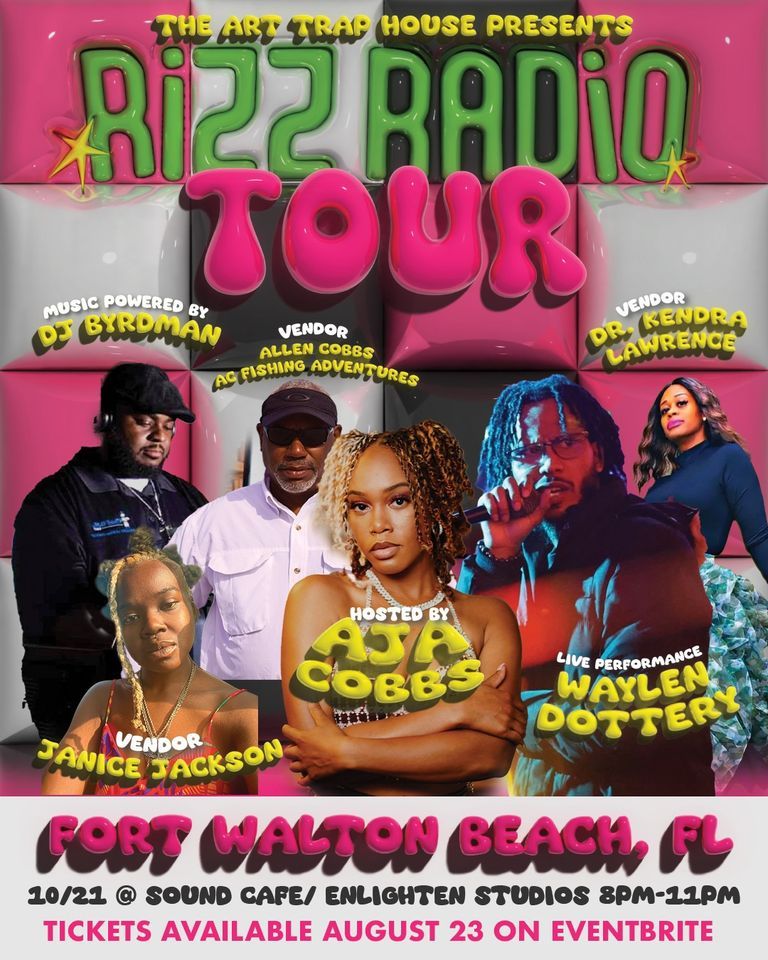 Rizz Radio Tour Fort Walton Beach, FL, The Sound Cafe + Enlightened