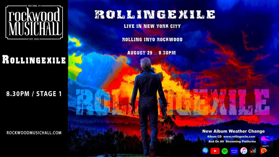 ROLLINGEXILE .. Live in New York City, Rockwood Music Hall, Jersey City