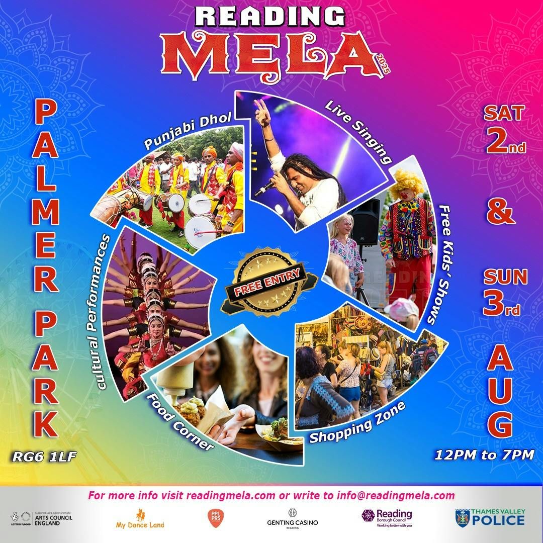 Reading Mela 2025 - 3rd Aug, 3 August | Event in Reading | AllEvents
