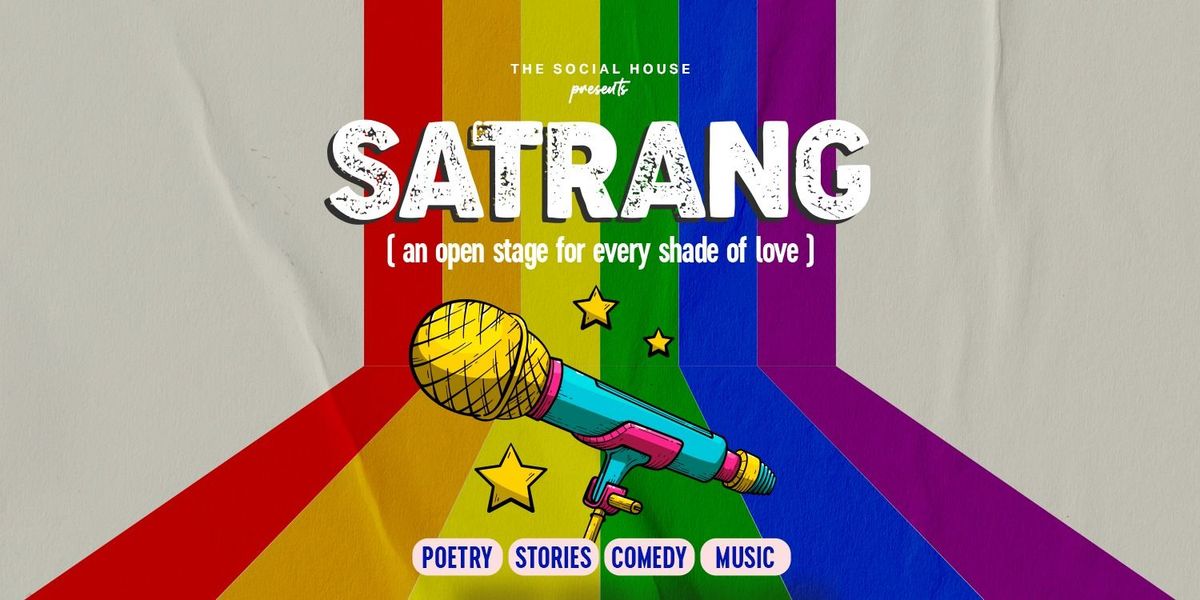 Satrang - An Open Stage for Every Shade of Love, 29 June | Event in New Delhi | AllEvents