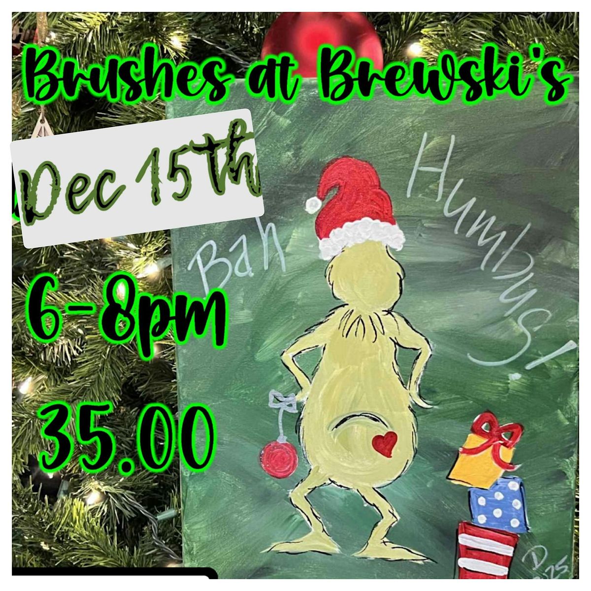 Brews & Brushes at Brewski's with Dara, 15 December | Event in Springfield | AllEvents