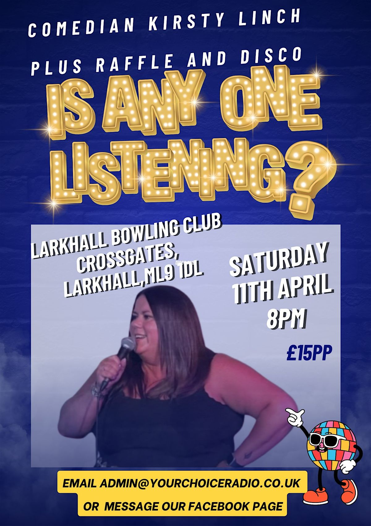 Are You Listening Comedy Fundraiser
