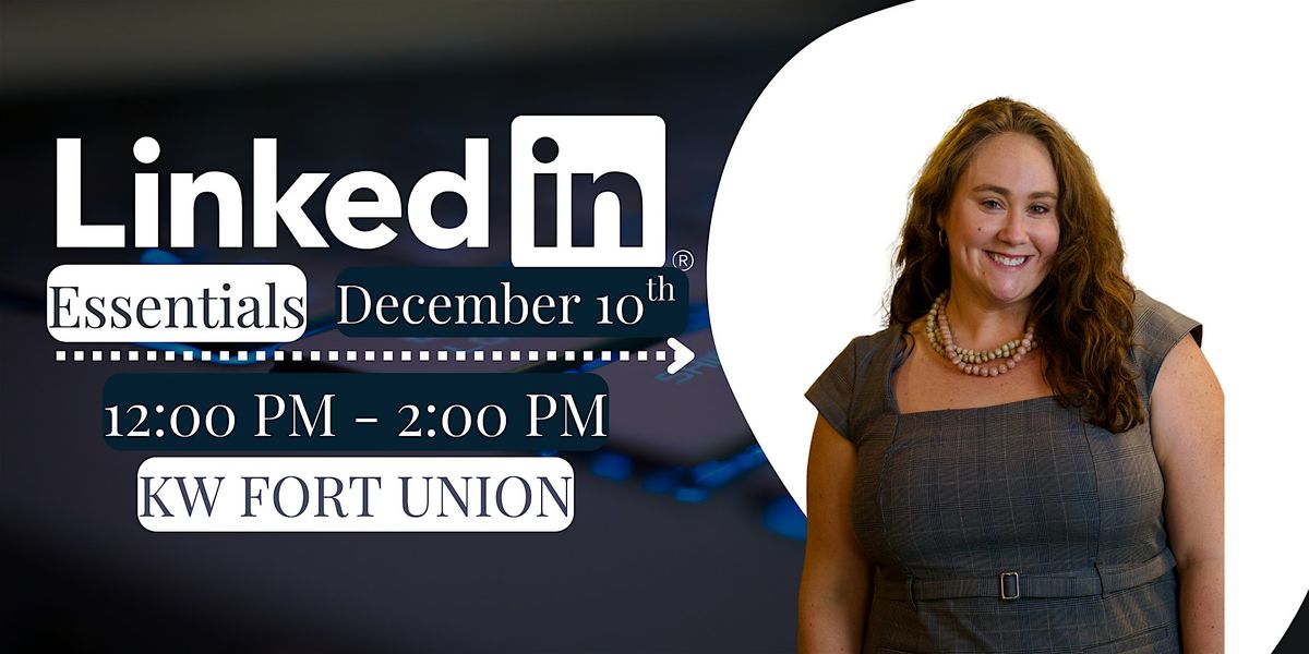 LinkedIn Essentials with Liza, 10 December | Event in Cottonwood Heights | AllEvents