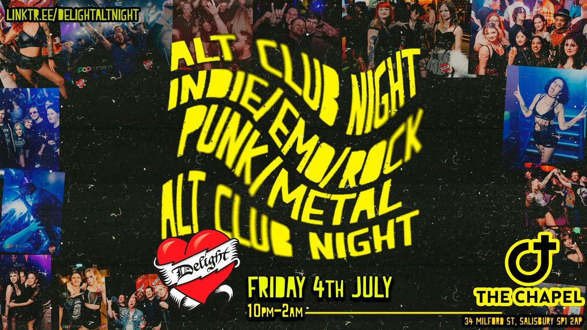 Delight Salisbury: Friday Night Alt Takeover – 4th July, 4 July | Event in Salisbury | AllEvents