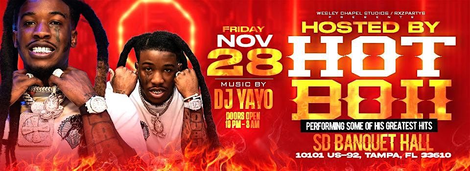 Hot Boii Hosted and Live In Concert, 28 November | Event in Tampa | AllEvents