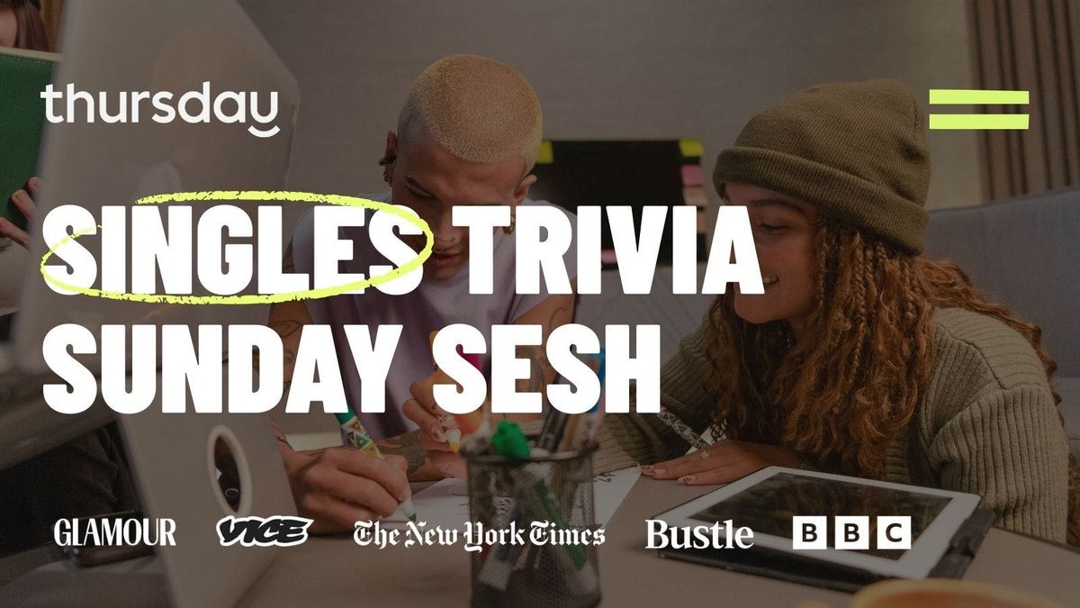 Sunday | Singles Trivia Night | The Chippo Hotel, 12 October | Event in Redfern | AllEvents