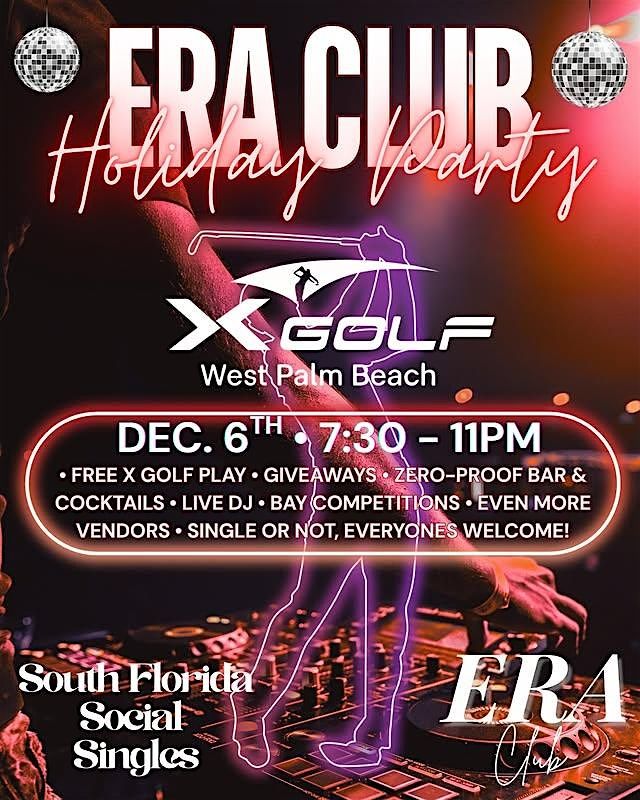 Holiday Mixer Party for ALL @ X-Golf - DJ, Competition, good vibes, & more!, 6 December | Event in West Palm Beach