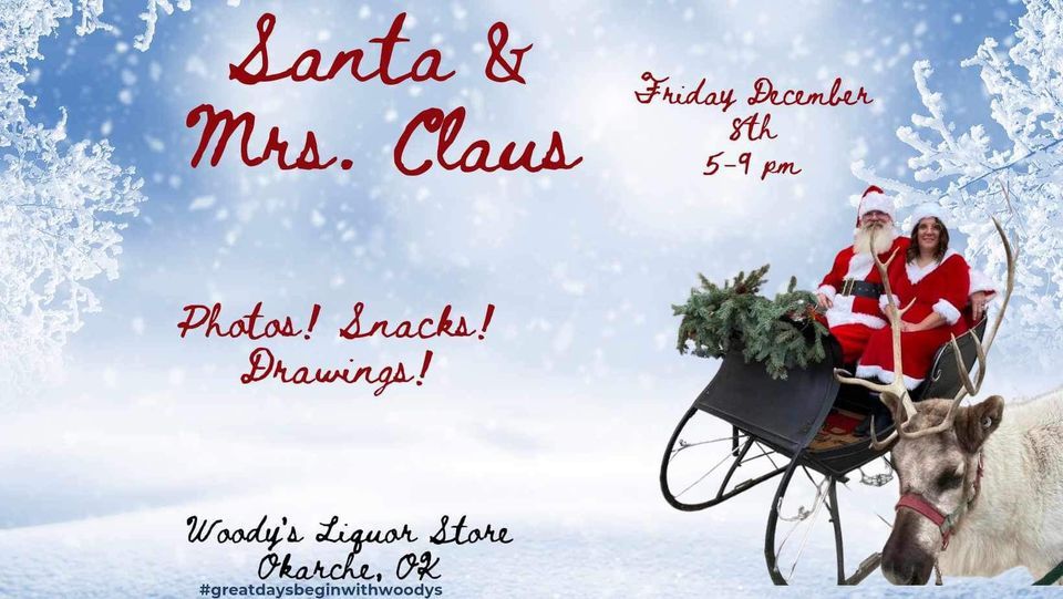 Shopping with Santa!!!, Woody's Liquor Store, Okarche, December 8 2023