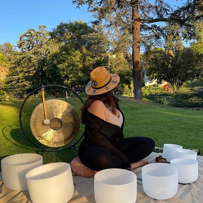 Araceli Gastelum a Reiki & Sound Facilitator. logo