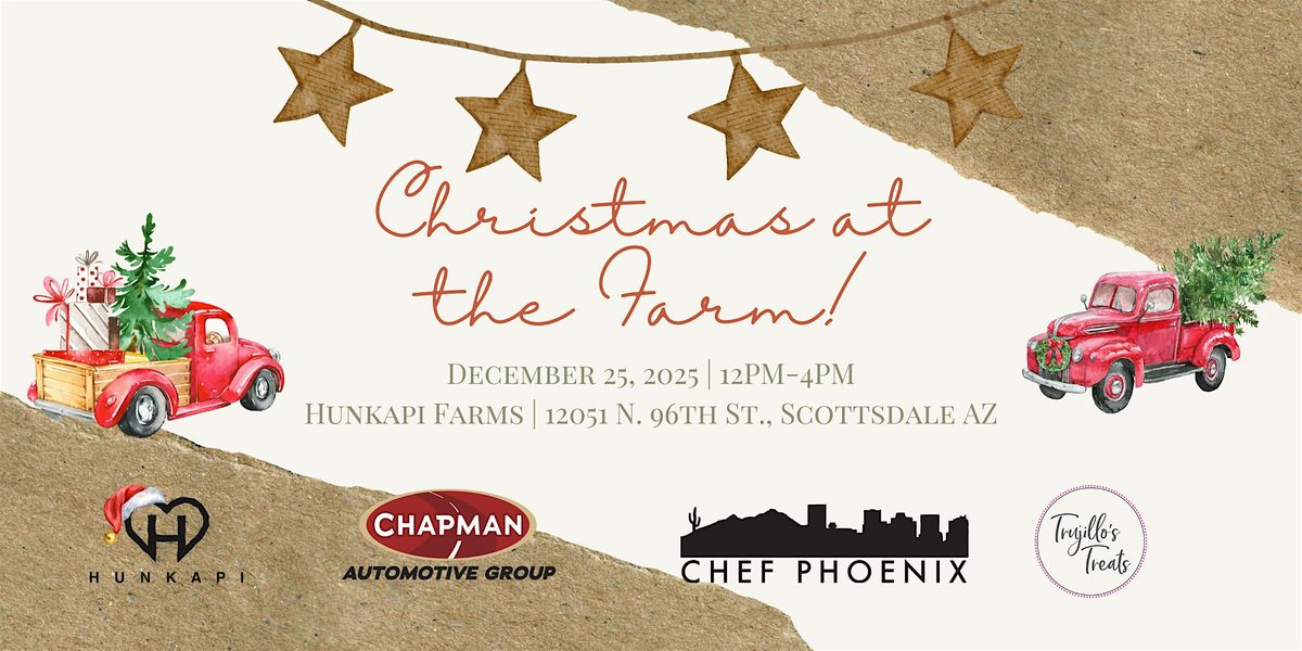 Christmas at the Farm 2025!, 25 December | Event in Scottsdale | AllEvents