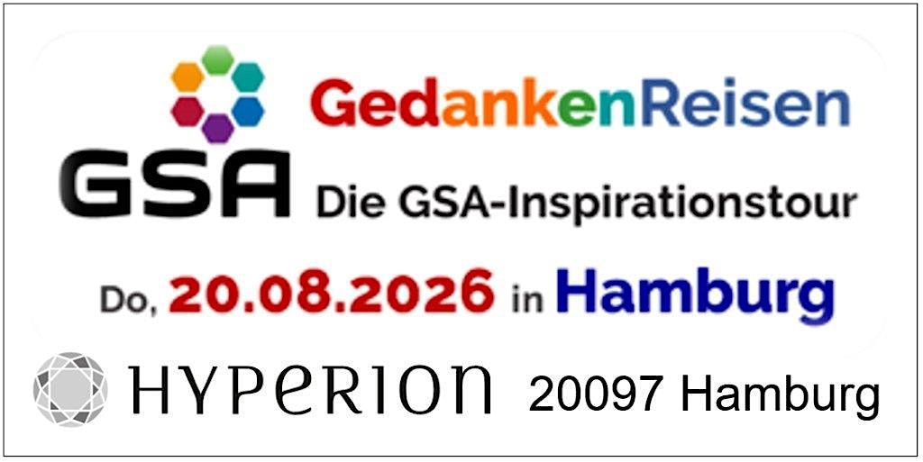GSA-Inspirationstour in HAMBURG: 6 Redner:innen je 10 Min., 20 August | Event in Hamburg | AllEvents