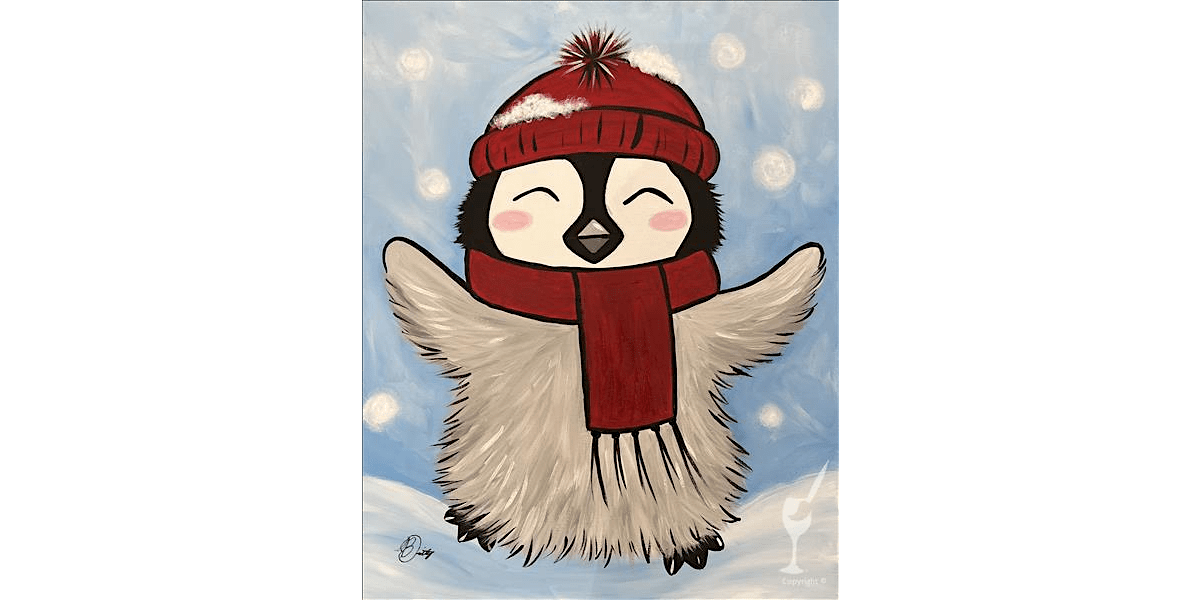 Winter Penguin - Paint and Sip in Houston | Classpop!™, 28 December | Event in Baytown | AllEvents