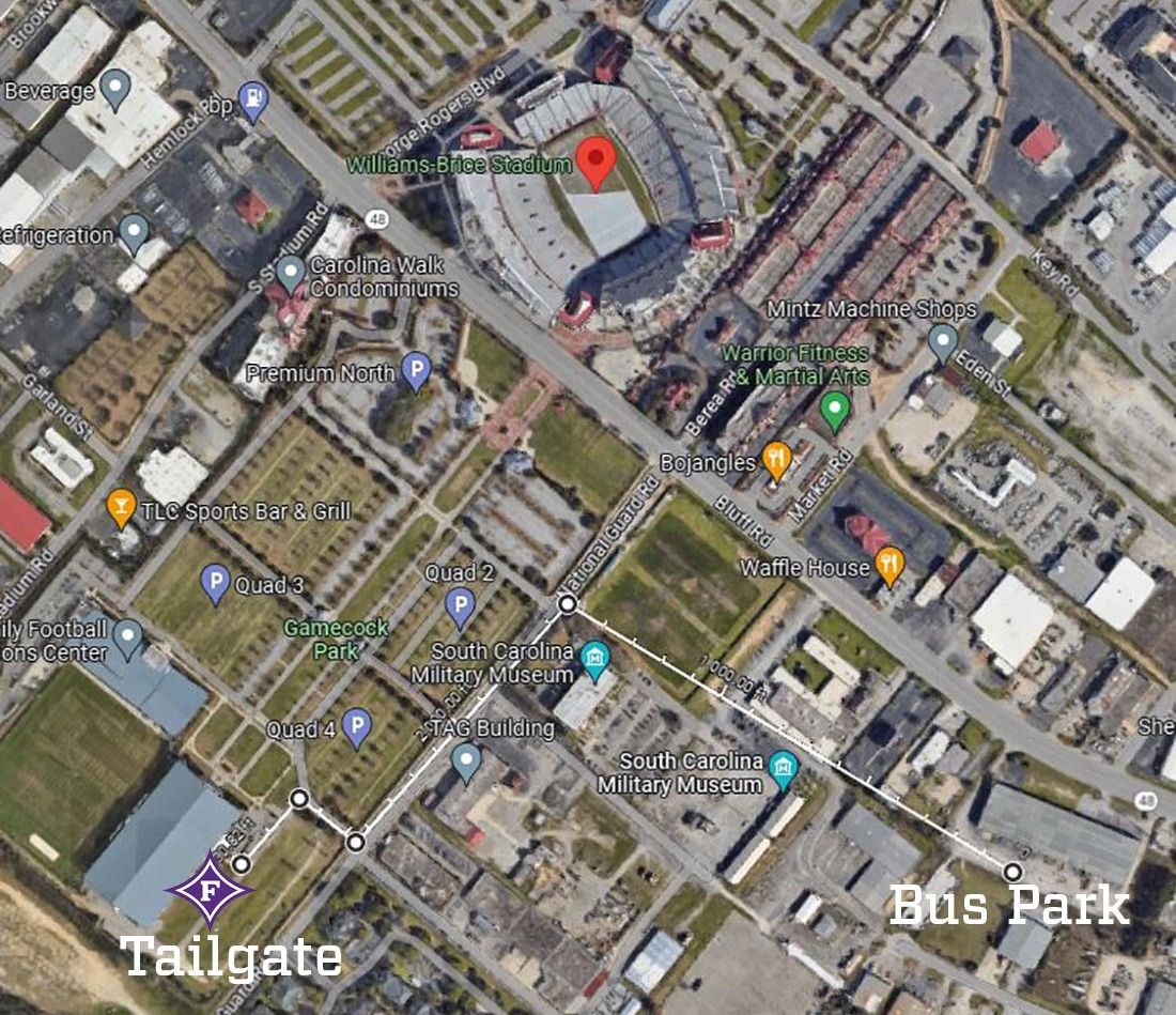 PARKING South Carolina Gamecocks vs. Furman Paladins, WilliamsBrice