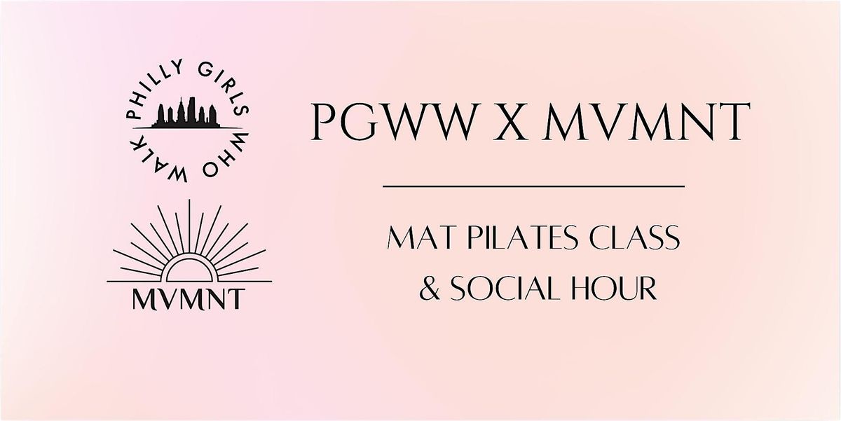 PGWW x MVMNT: Mat Class & Social Hour, 14 December | Event in Philadelphia | AllEvents