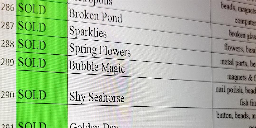 Create an Art Inventory System in Excel, 12 January | Event in Alexandria | AllEvents