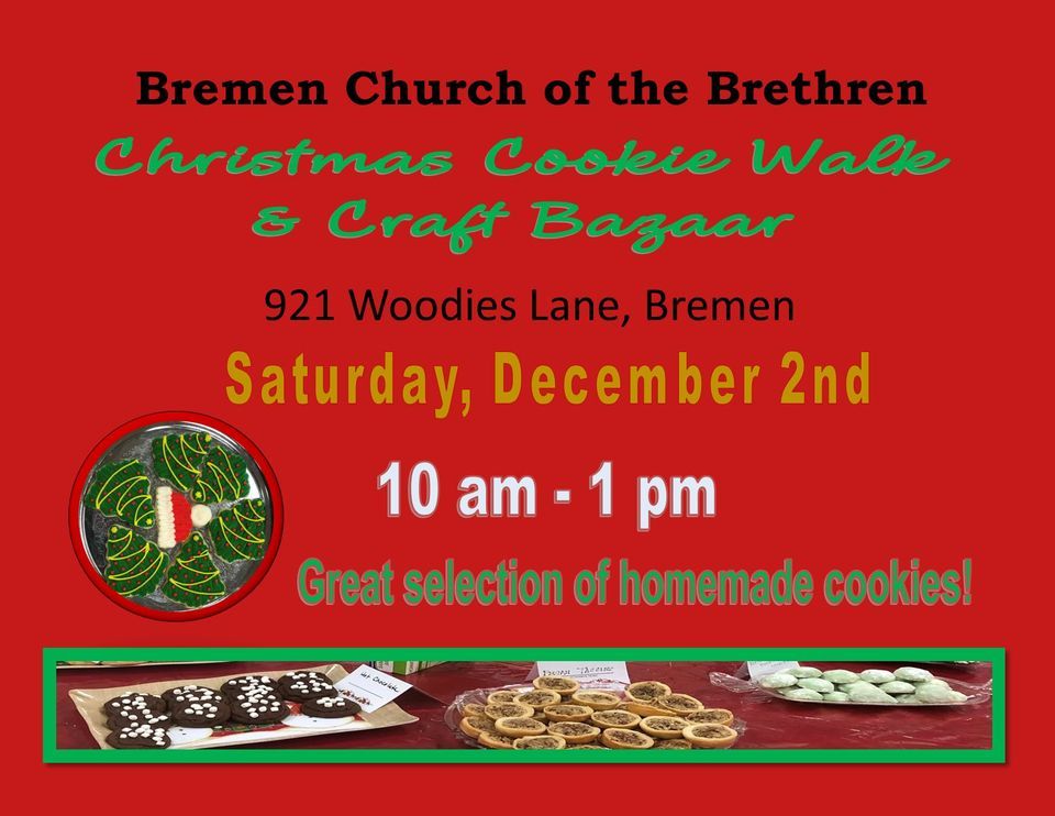 Cookie Walk & Craft Bazaar, 921 Woodies Ln, Bremen, IN 465068719