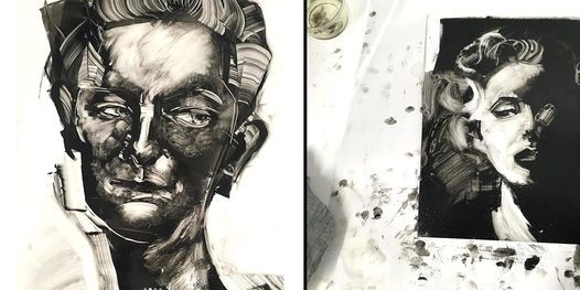 Portraiture: Drawing & Monoprinting