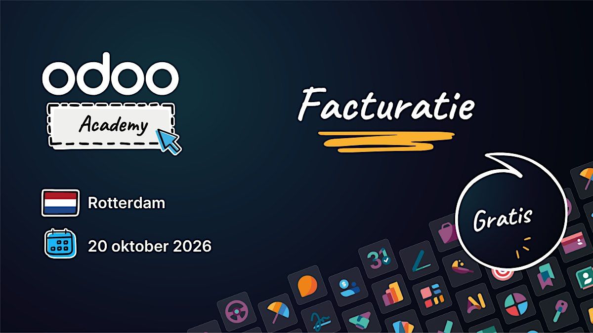 Odoo Academy Facturatie - Rotterdam