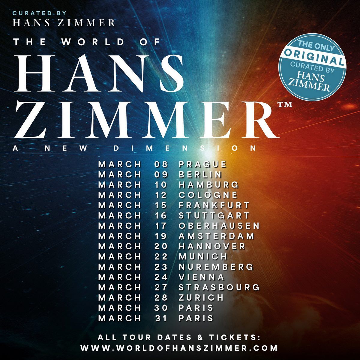 The World of Hans Zimmer Berlin Tickets, 29 October | Event in Berlin | AllEvents