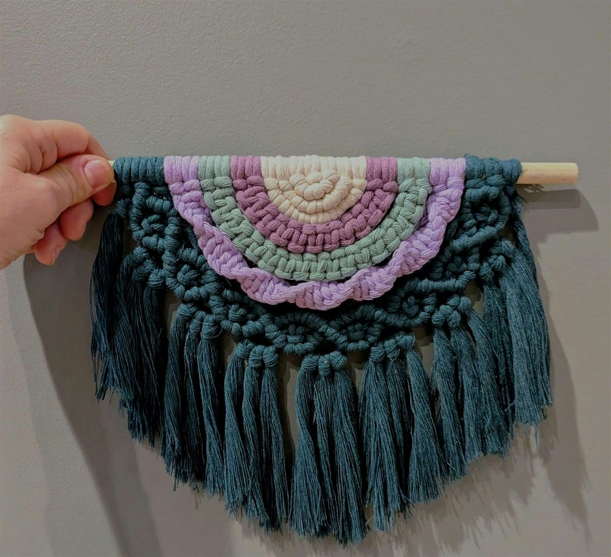Half Mandala Macrame