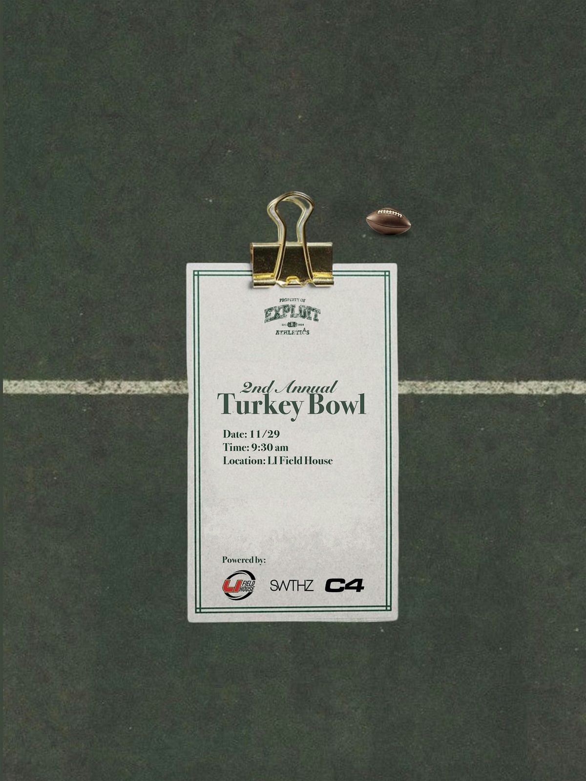 Exploit Turkey Bowl, 29 November | Event in Hauppauge | AllEvents