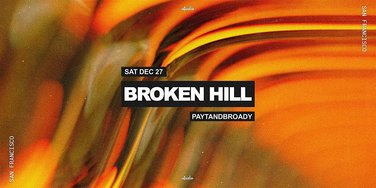 BROKEN HILL, 27 December | Event in San Francisco | AllEvents