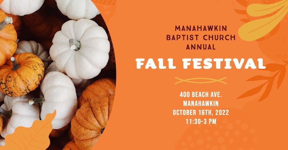Manahawkin Baptist Church Fall Festival 400 Beach Ave, Manahawkin, NJ