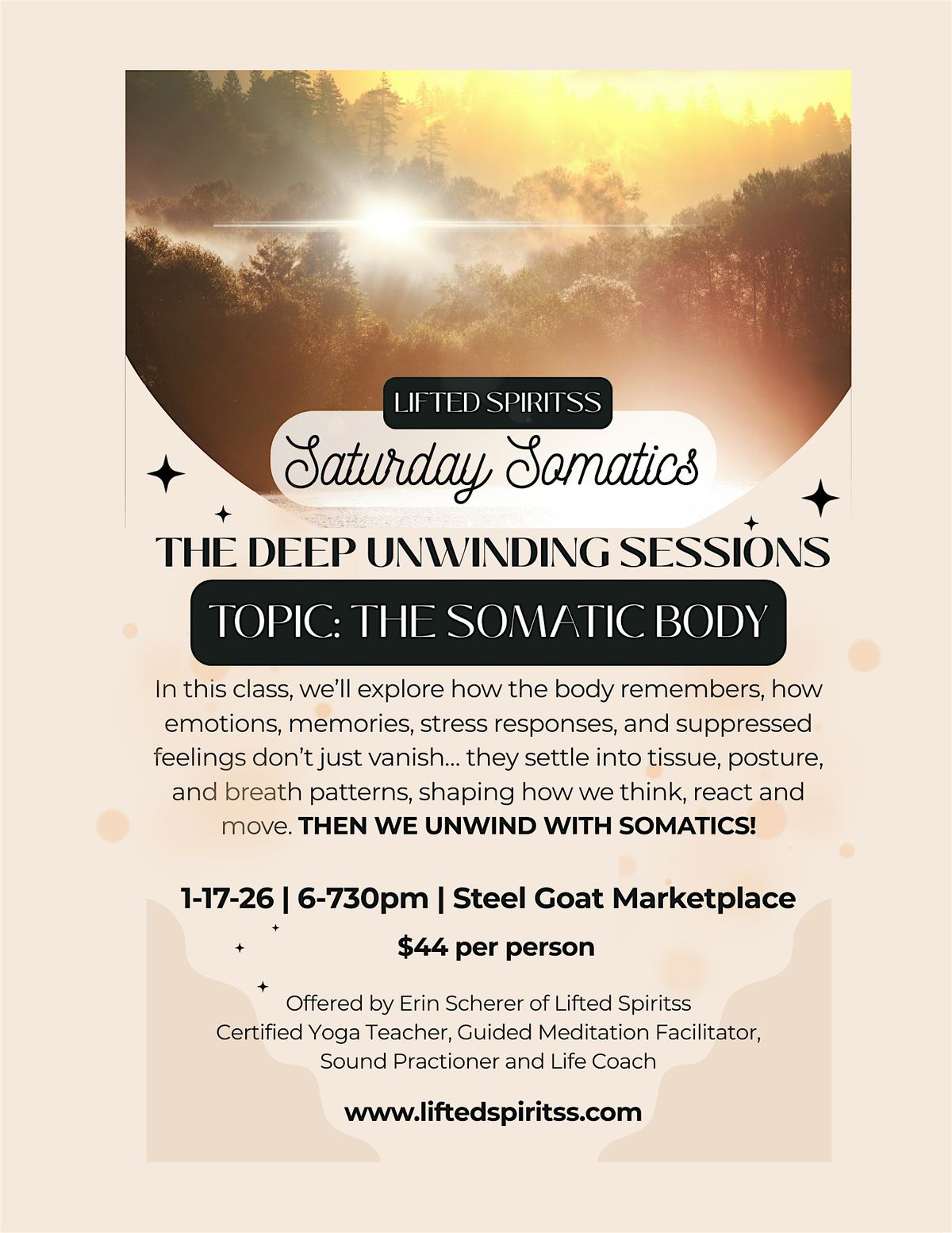 The Deep Unwinding Sessions: The Somatic Body, 17 January | Event in Pittsburgh | AllEvents