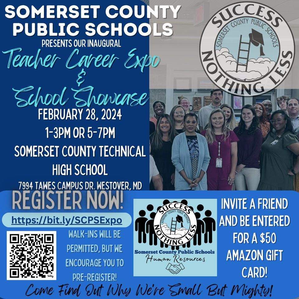 Somerset County Public Schools Teacher Career Expo & School Showcase