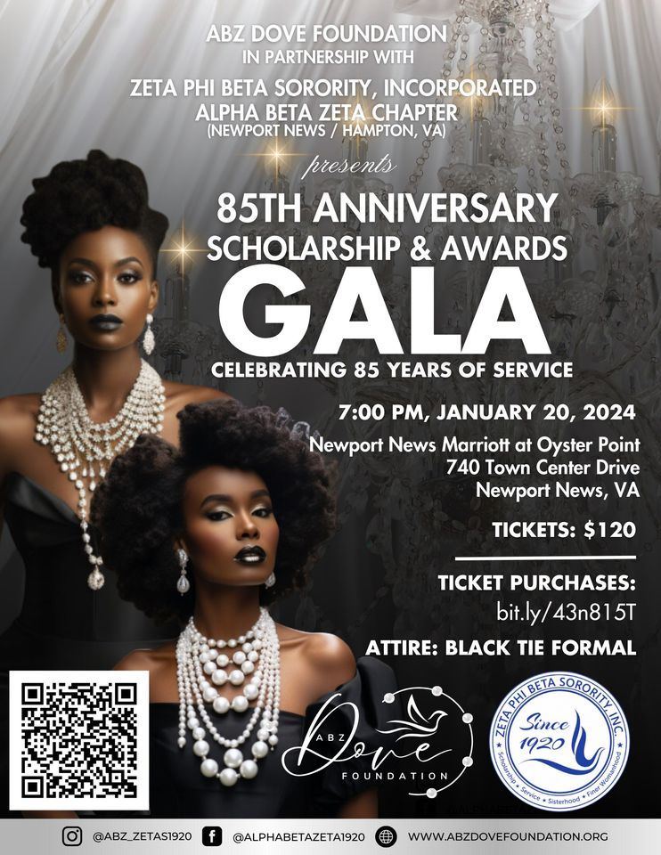 85th Anniversary Scholarship & Awards Gala, Marriott City Center