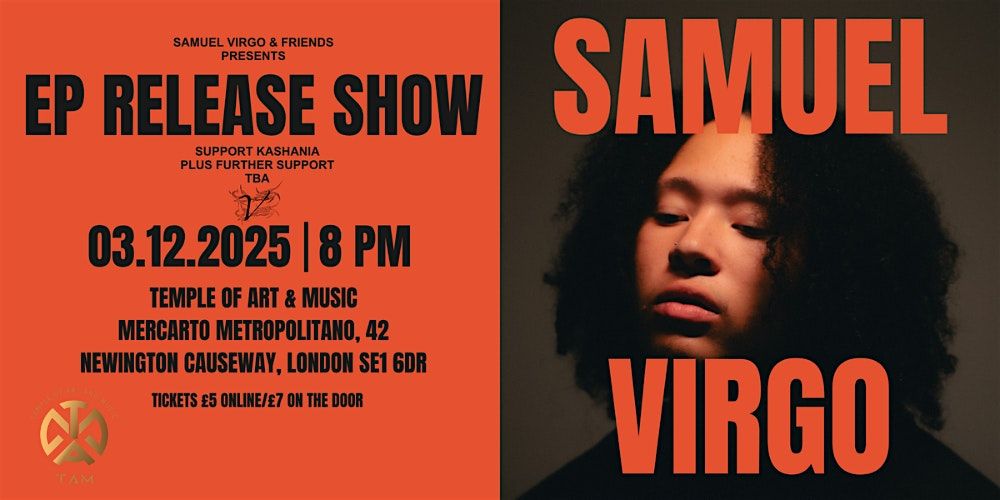 Samuel Virgo – 'Virgo' EP Release Show, 3 December | Event in London | AllEvents