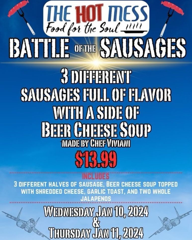 Battle of the Sausages, Tractor Brewing Company Los Lunas, January 10
