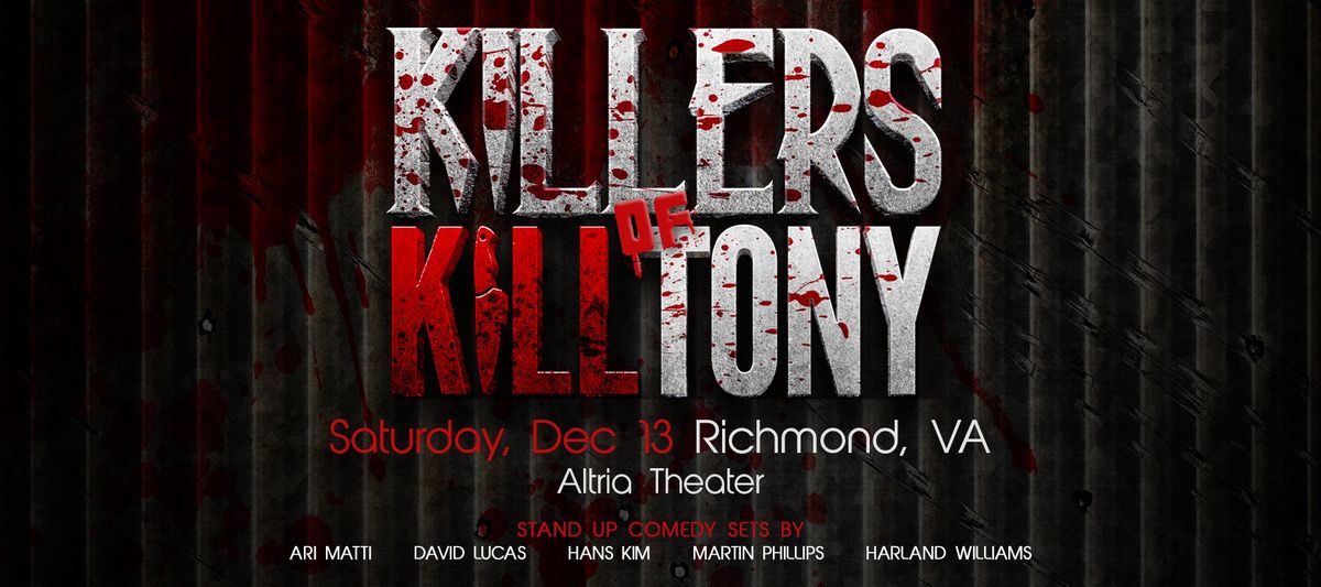 Killers of K*ll Tony with David Lucas, 5 April | Event in Rockford | AllEvents