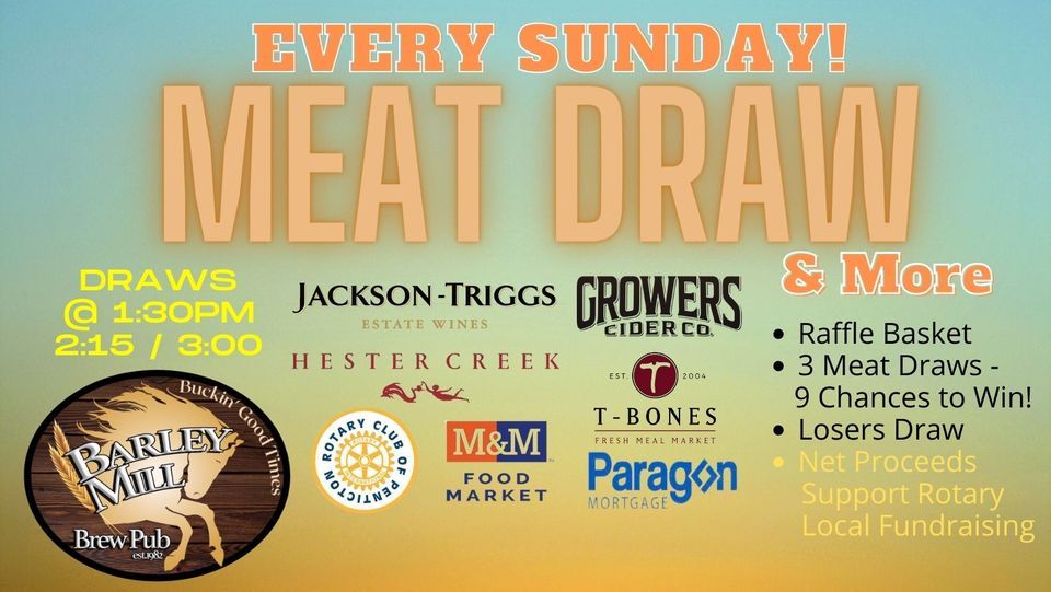 Meat Draw & More!, Barley Mill Brew Pub & Sports Bistro, Penticton, 15