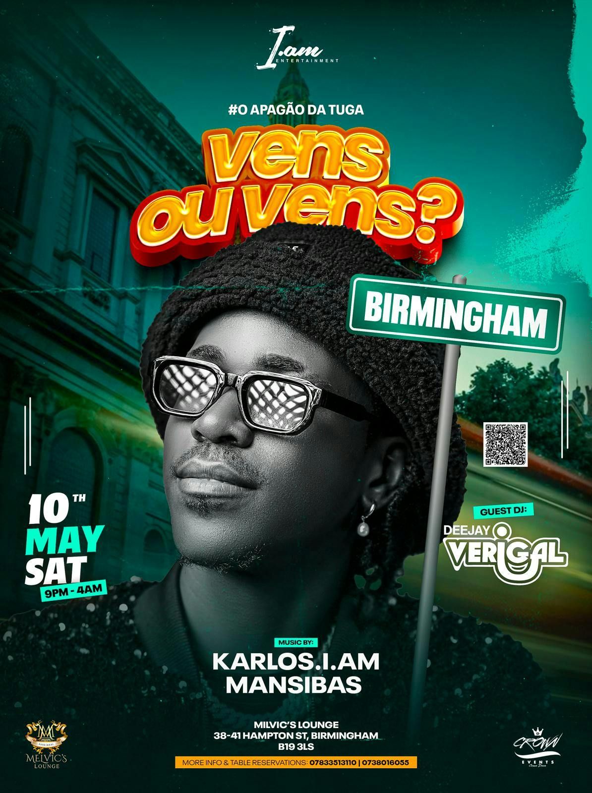 Vens ou Vens?, 10 May | Event in Birmingham | AllEvents