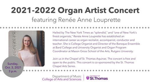 2021 2022 Organ Artist Concert University Of St Thomas Roseville October 3 2021 Allevents In 2022 Holiday Craft Fair 2022 Sun City Roseville