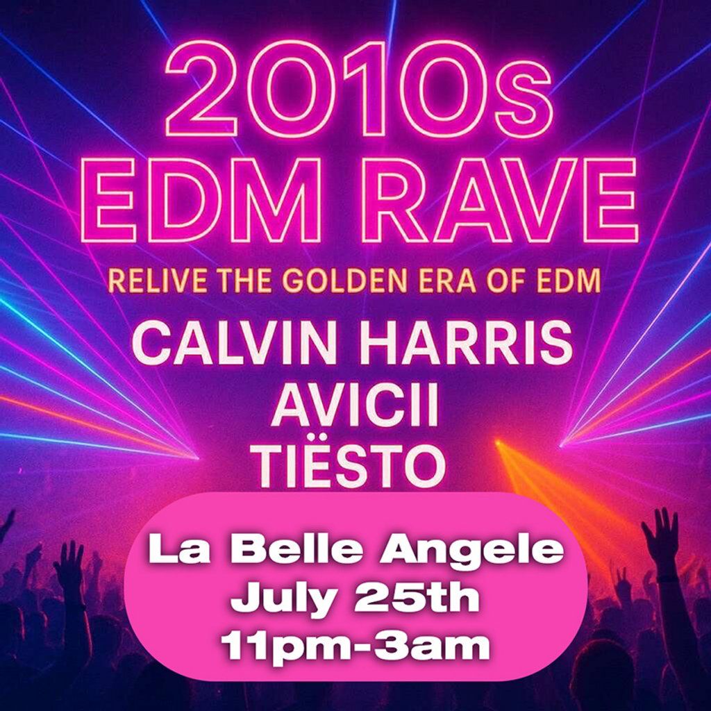 2010s EDM Rave (Edinburgh), 25 July | Event in Edinburgh | AllEvents