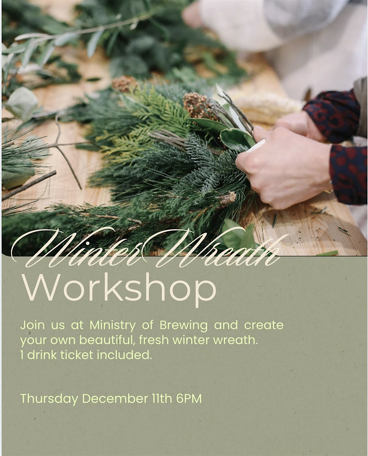 Winter Wreath Class | Event in Baltimore | AllEvents