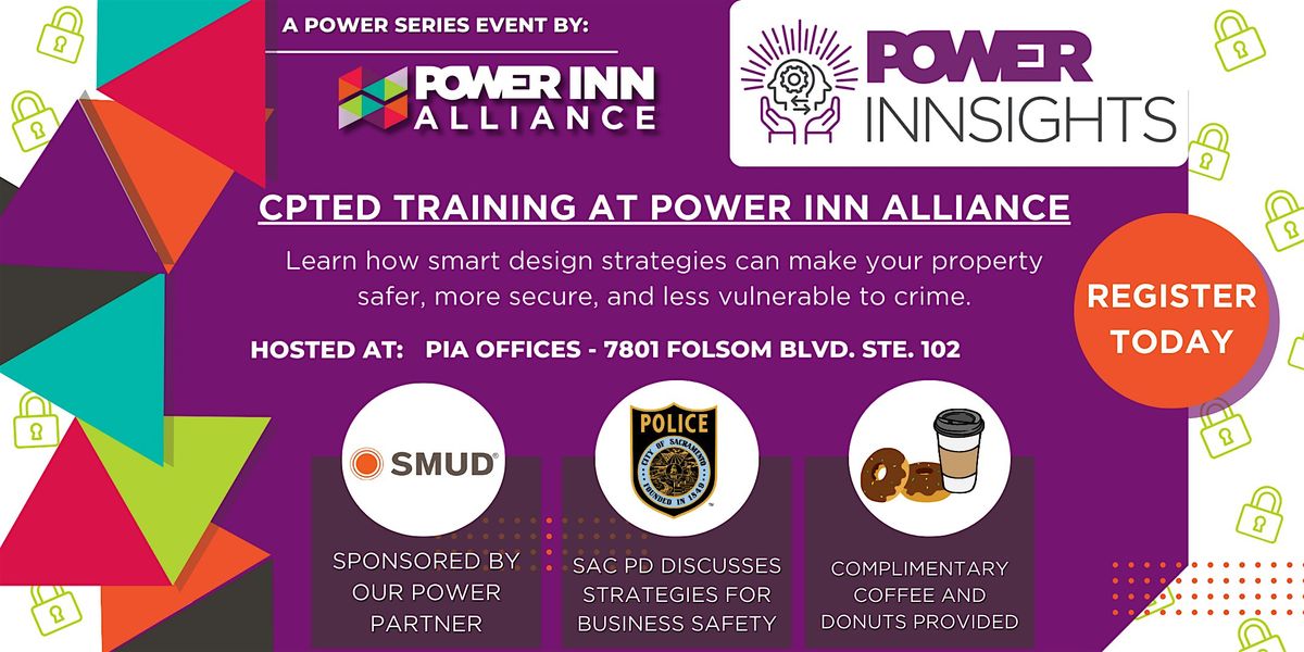 CPTED Training at Power Inn Alliance, 10 December | Event in Sacramento | AllEvents