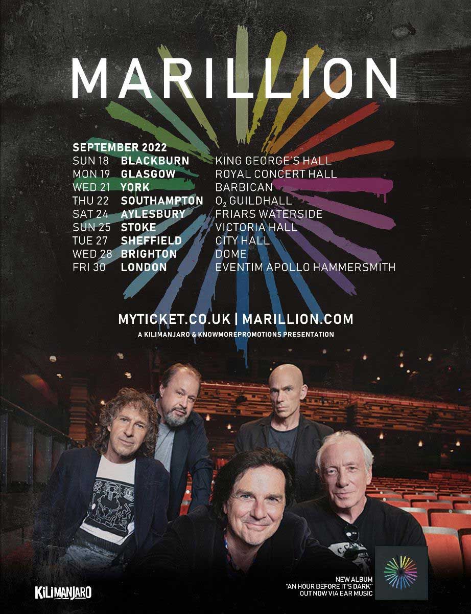 Marillion at Symphony Hall Birmingham UK, 23 September | Event in Birmingham | AllEvents