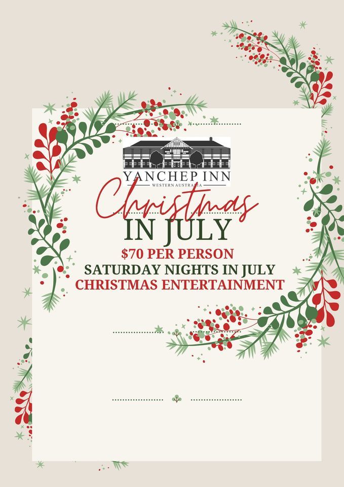 Saturday night Christmas in July dinner 2023, The Yanchep Inn, Perth, 1